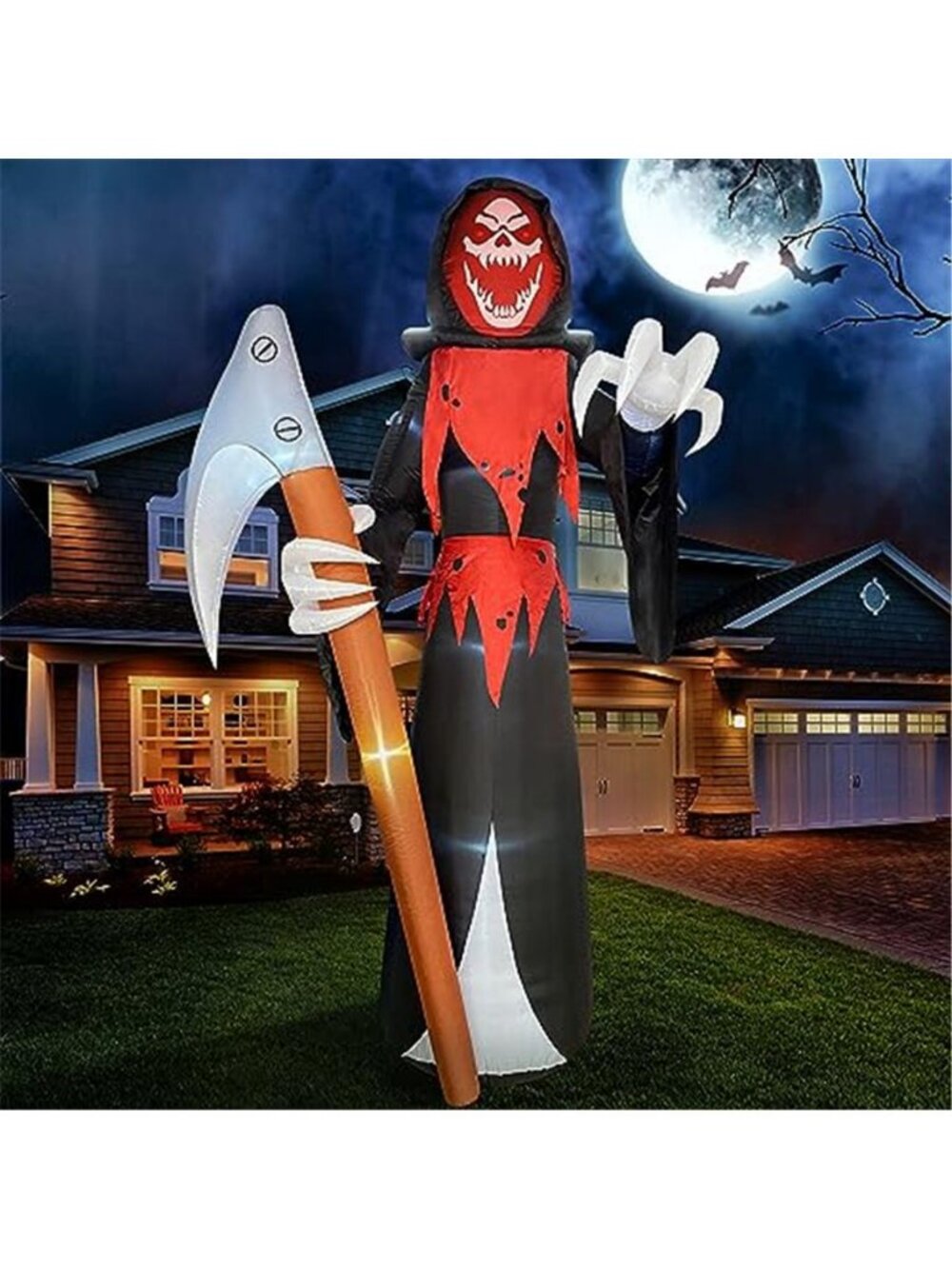 Joiedomi 12 ft Tall Halloween Inflatable Outdoor Decoration, Blow Up Yard